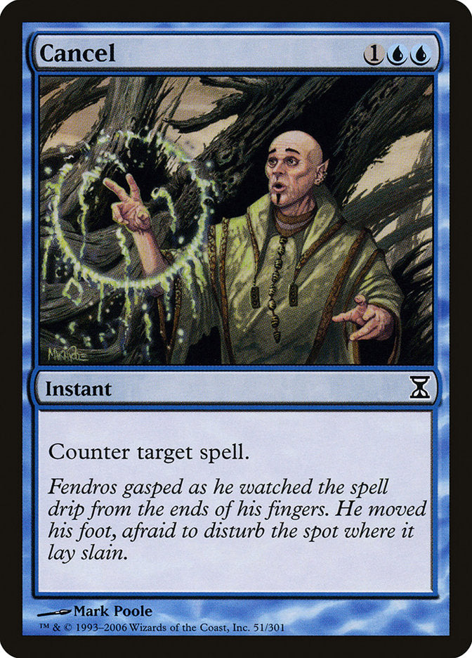 Cancel [Time Spiral] [Foil]