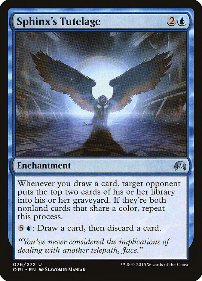 Sphinx's Tutelage [Magic Origins] [Foil]