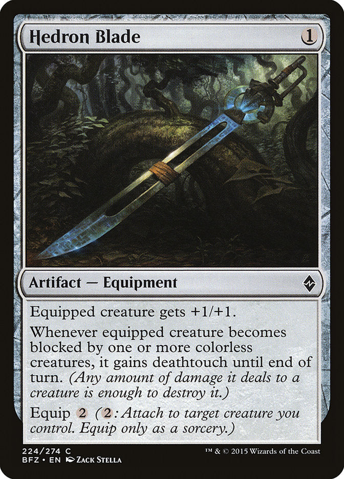 Hedron Blade [Battle for Zendikar] [Foil]