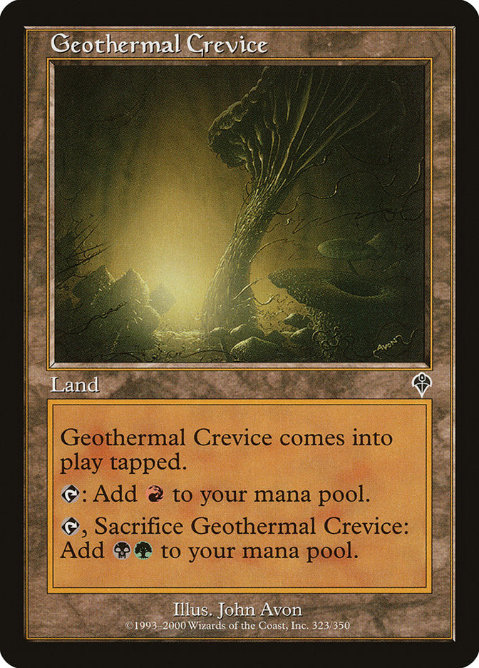 Geothermal Crevice [Invasion] [Foil]