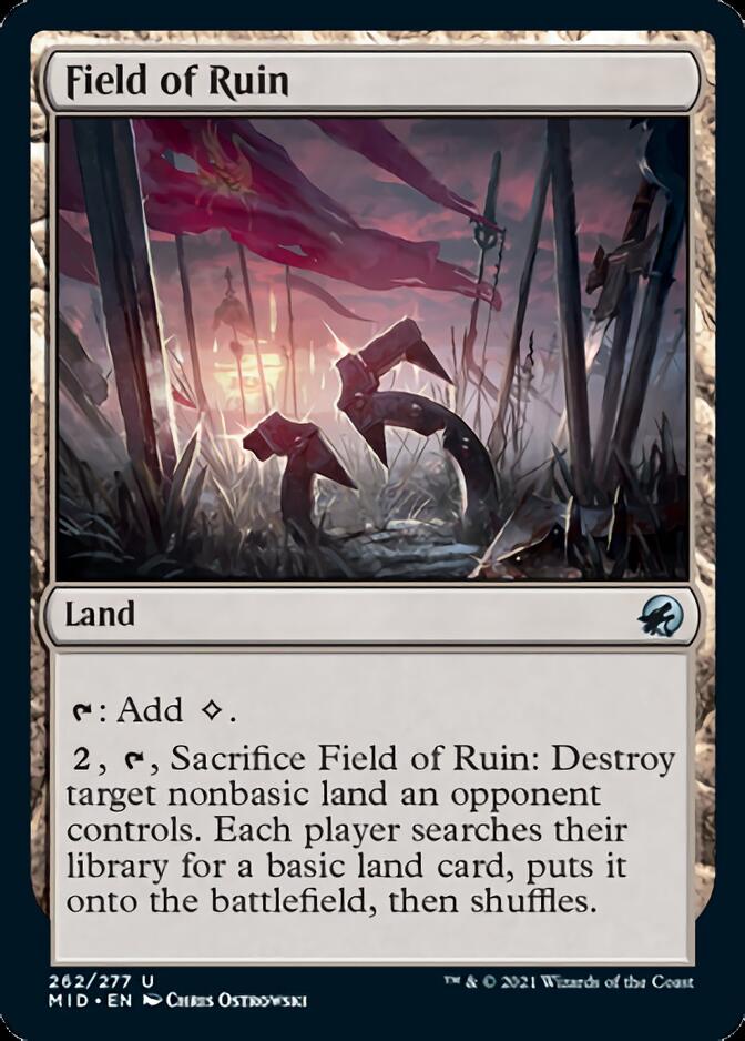 Field of Ruin [Innistrad: Midnight Hunt] [Foil]