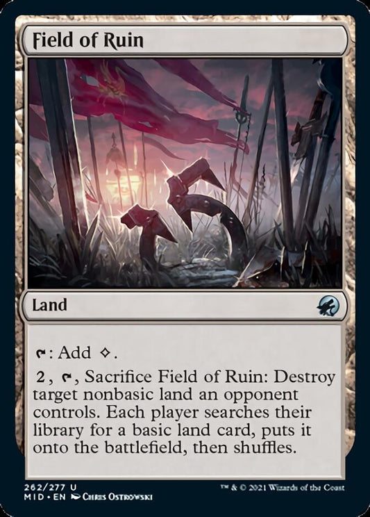 Field of Ruin [Innistrad: Midnight Hunt] [Foil]