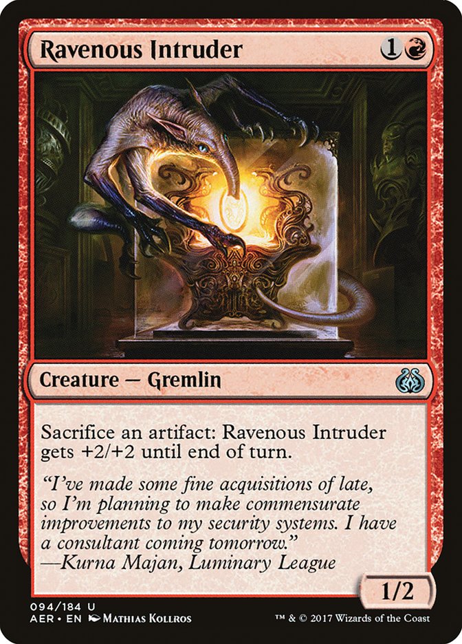 Ravenous Intruder [Aether Revolt] [Foil]