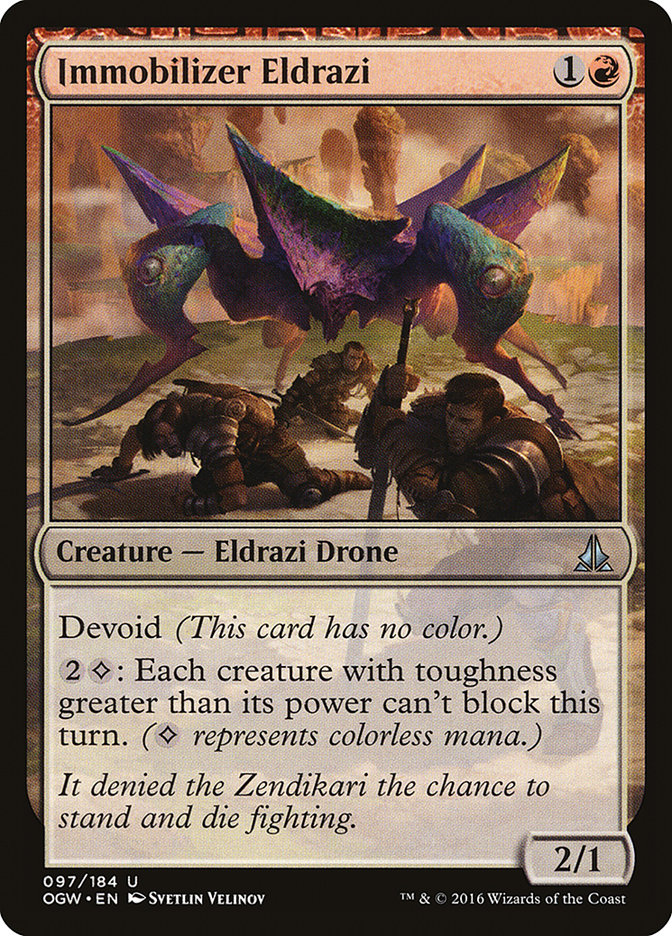 Immobilizer Eldrazi [Oath of the Gatewatch] [Foil]