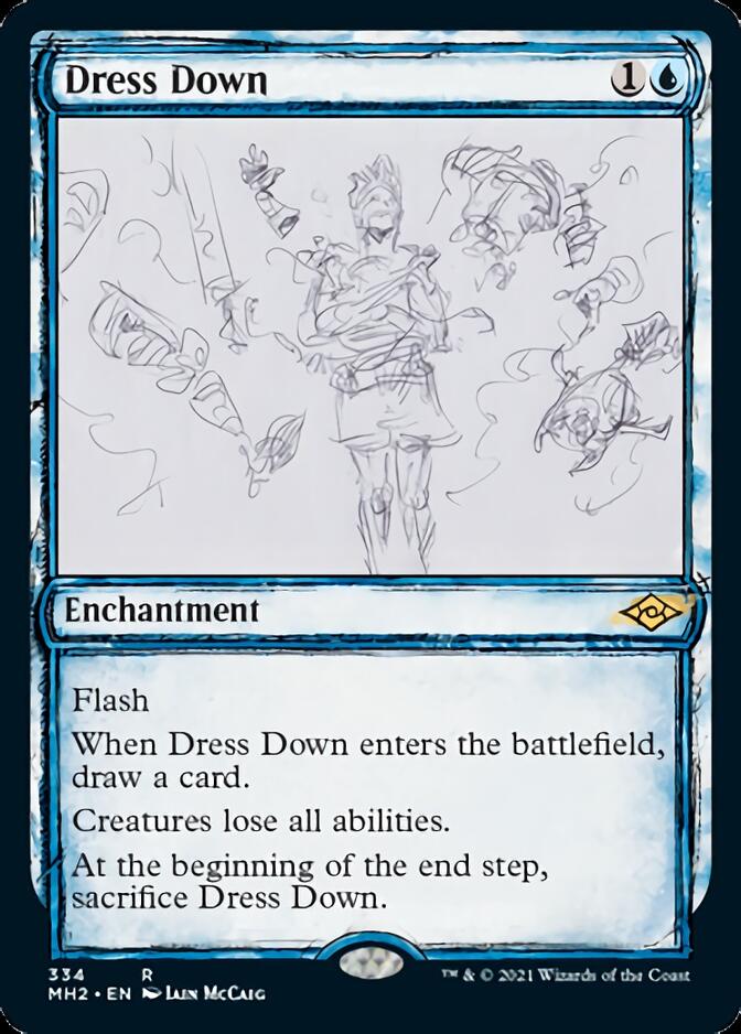 Dress Down (Sketch) [Modern Horizons 2] [Foil]