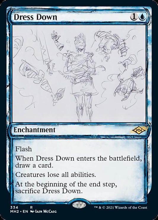 Dress Down (Sketch) [Modern Horizons 2] [Foil]