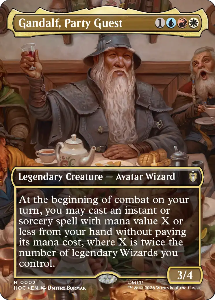 Gandalf, Party Guest (Borderless) [The Hobbit: Eternal-Legal]