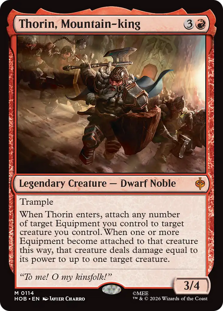 Thorin, Mountain-king [The Hobbit] [Foil]
