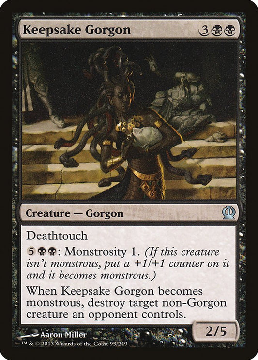 Keepsake Gorgon [Theros] [Foil]