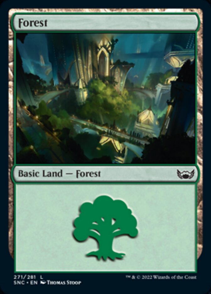 Forest (271) [Streets of New Capenna] [Foil]