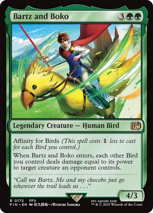 Bartz and Boko [FINAL FANTASY] [Foil]