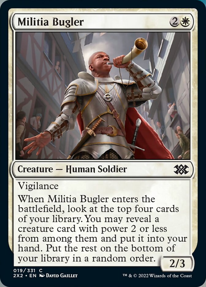 Militia Bugler [Double Masters 2022] [Foil]