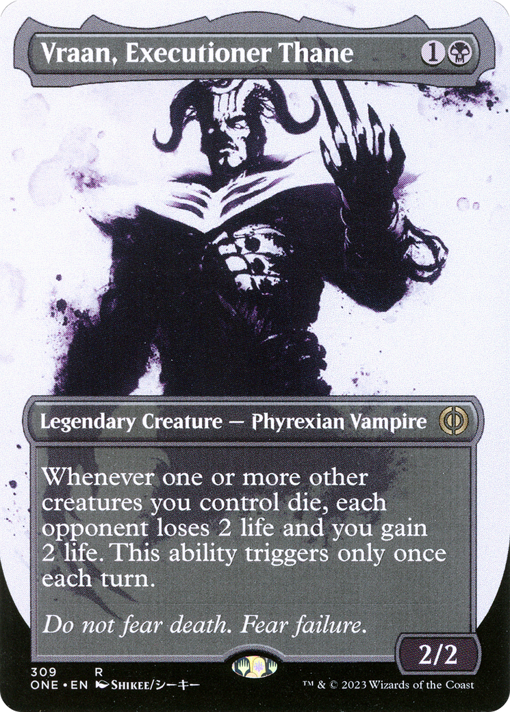 Vraan, Executioner Thane (Borderless Ichor) [Phyrexia: All Will Be One] [Foil]