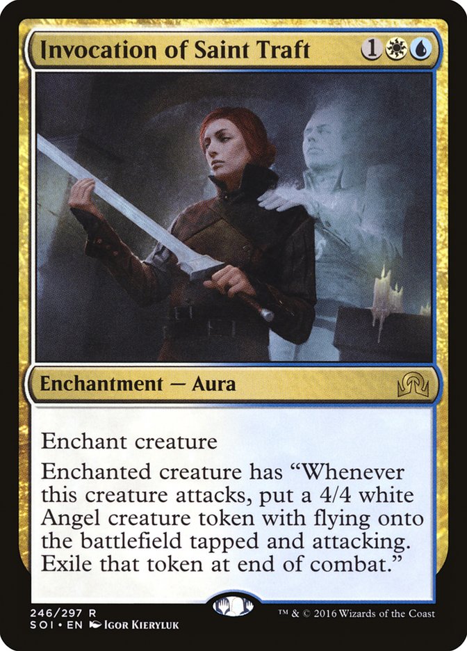 Invocation of Saint Traft [Shadows over Innistrad] [Foil]