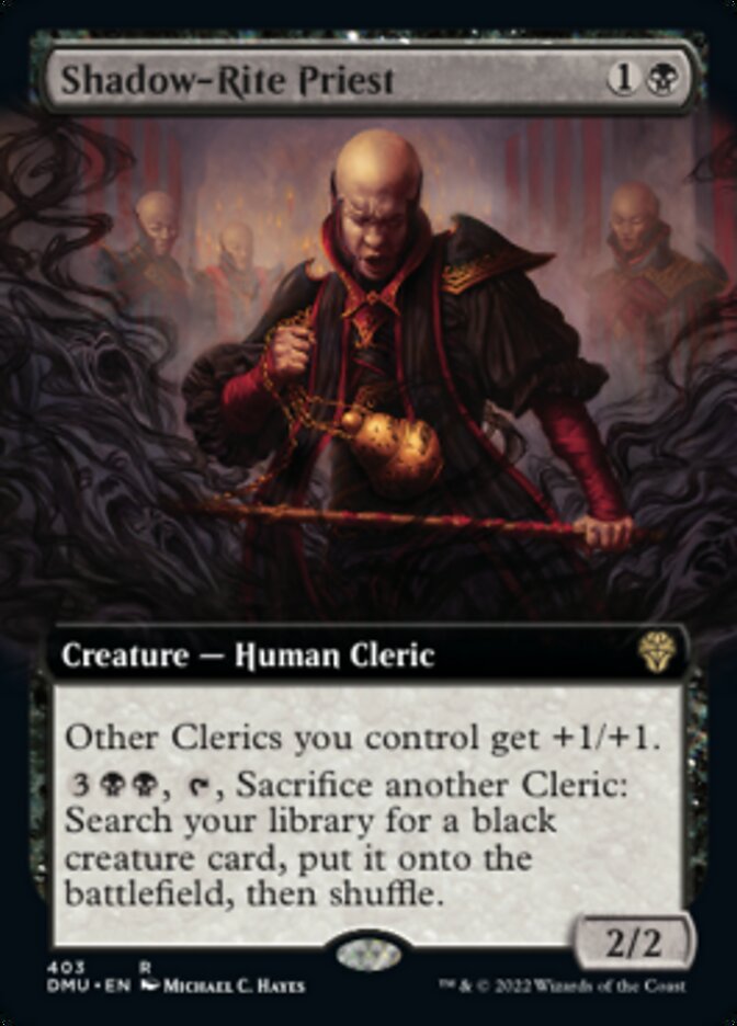 Shadow-Rite Priest (Extended Art) [Dominaria United] [Foil]