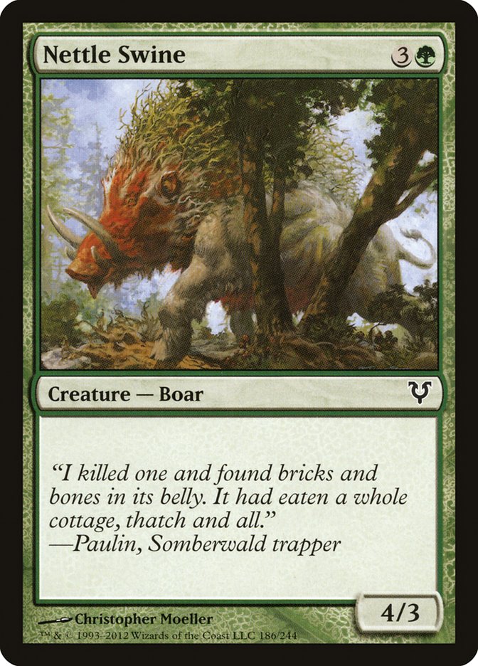 Nettle Swine [Avacyn Restored] [Foil]