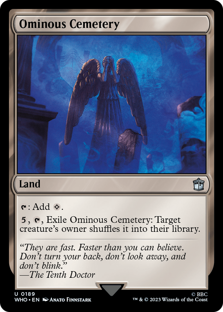 Ominous Cemetery [Doctor Who] [Foil]