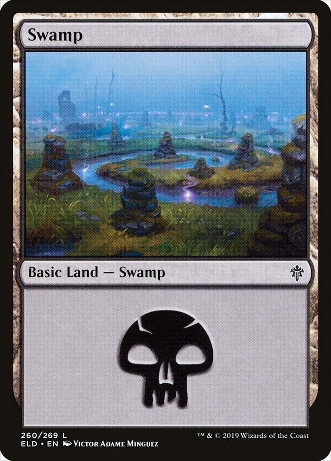Swamp (260) [Throne of Eldraine] [Foil]