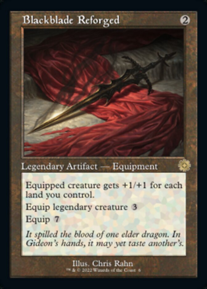 Blackblade Reforged (Retro) [The Brothers' War Retro Artifacts] [Foil]