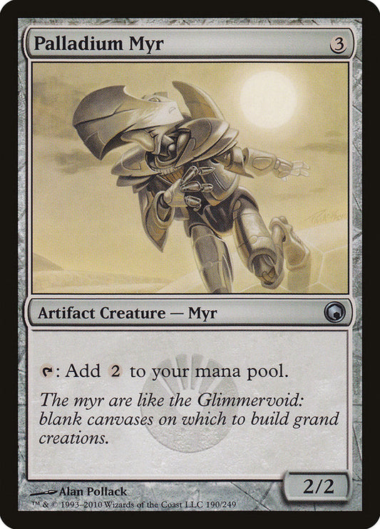 Palladium Myr [Scars of Mirrodin] [Foil]