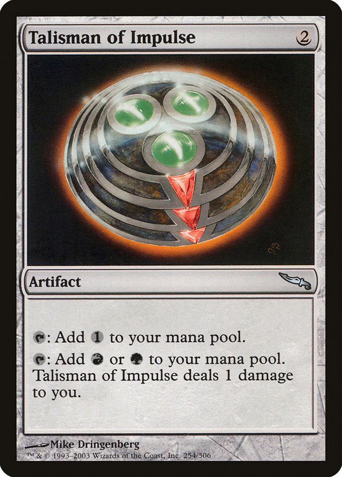 Talisman of Impulse [Mirrodin] [Foil]