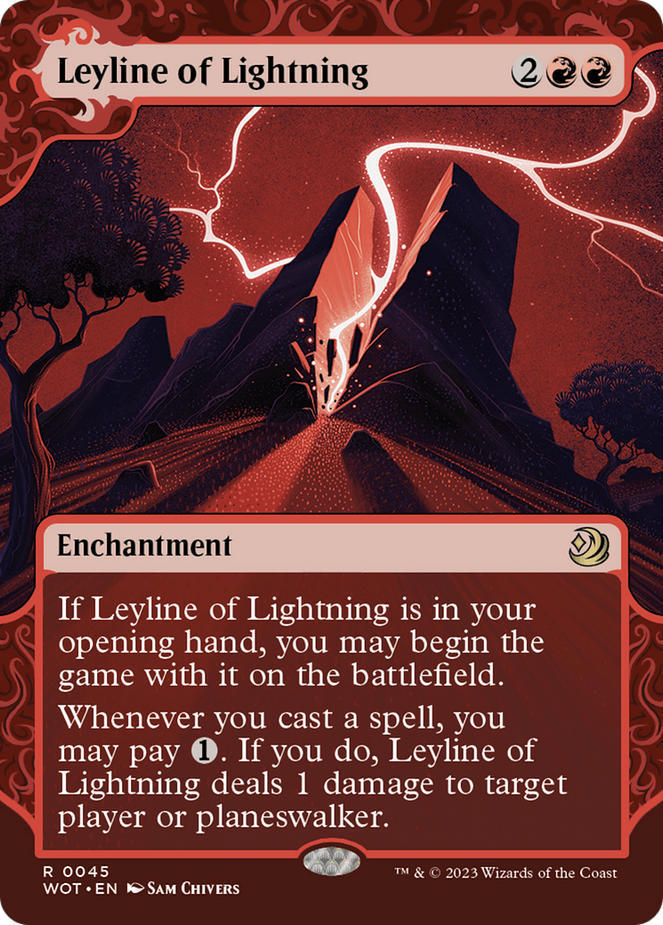 Leyline of Lightning [Wilds of Eldraine: Enchanting Tales] [Foil]