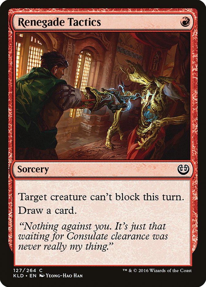 Renegade Tactics [Kaladesh] [Foil]