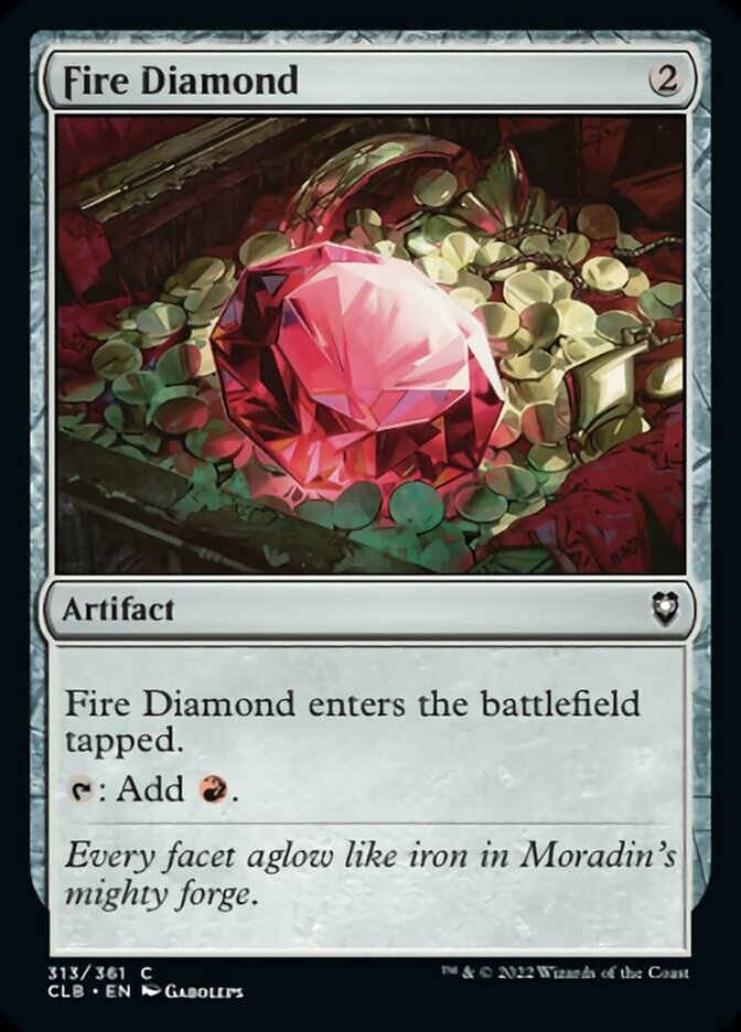 Fire Diamond [Commander Legends: Battle for Baldur's Gate] [Foil]