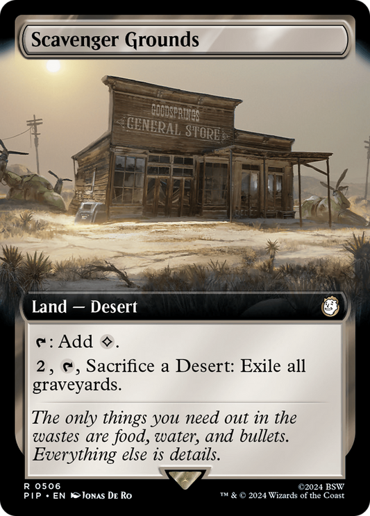 Scavenger Grounds (Extended Art) [Fallout] [Foil]