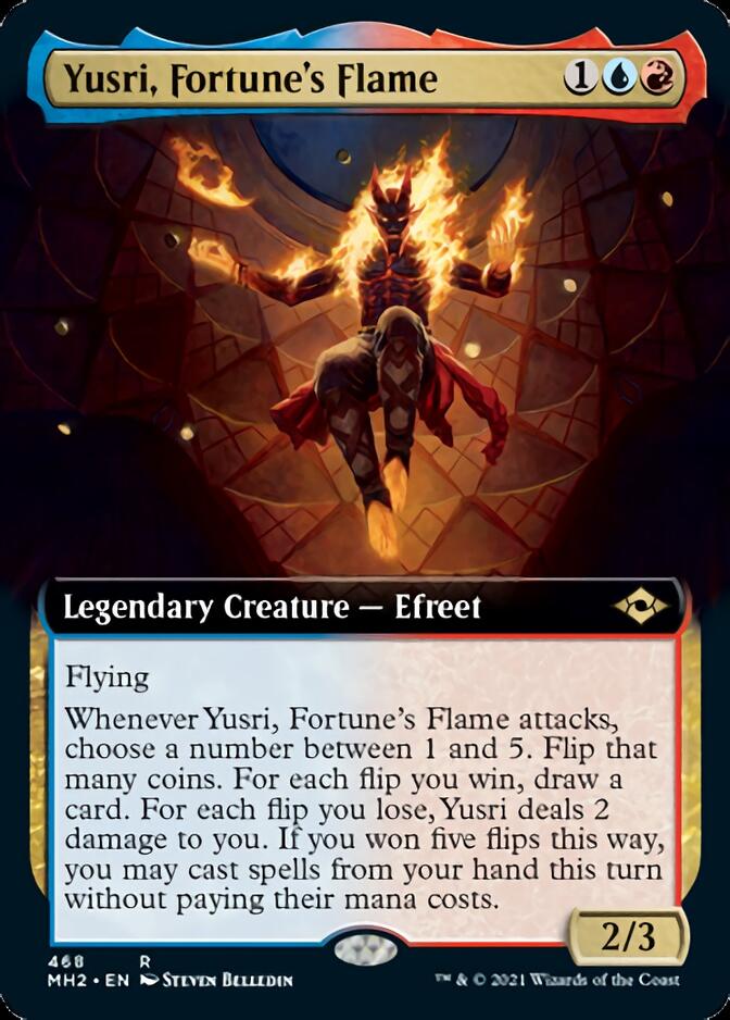 Yusri, Fortune's Flame (Extended Art) [Modern Horizons 2] [Foil]