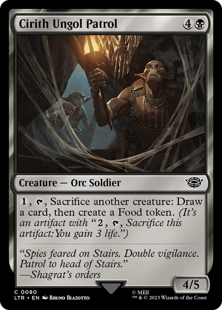 Cirith Ungol Patrol [The Lord of the Rings: Tales of Middle-Earth] [Foil]