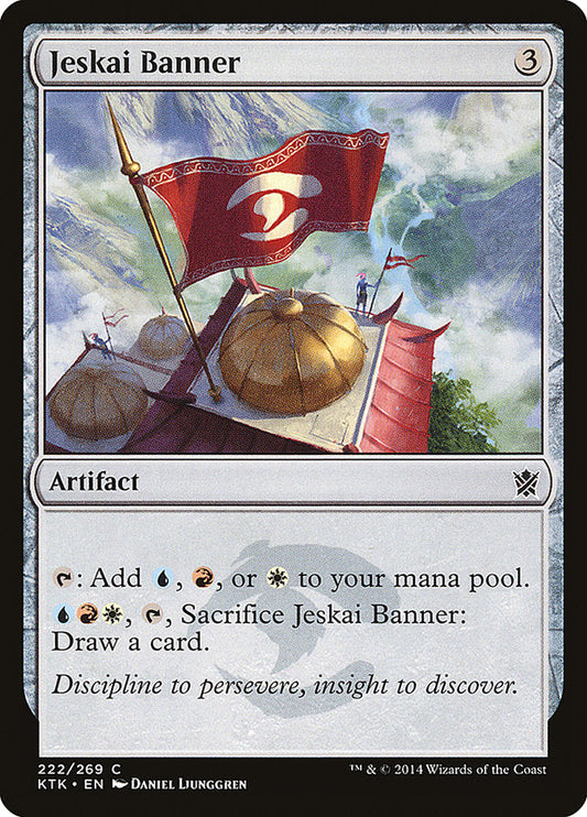 Jeskai Banner [Khans of Tarkir] [Foil]