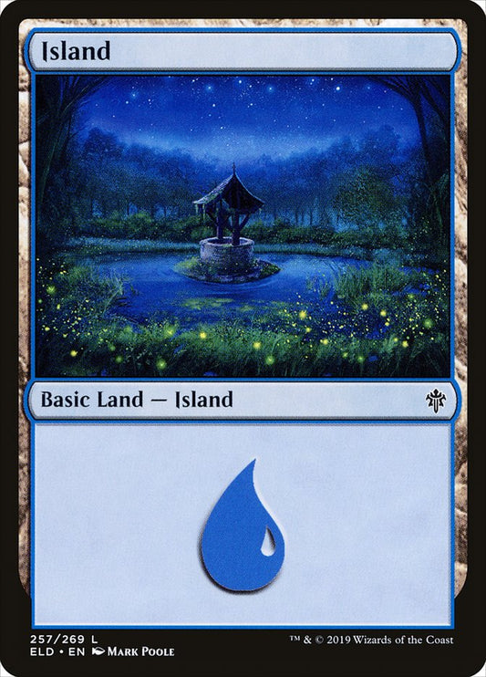 Island (257) [Throne of Eldraine] [Foil]
