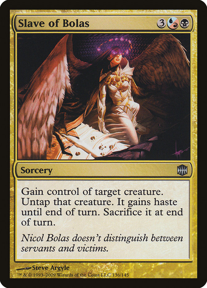 Slave of Bolas [Alara Reborn] [Foil]