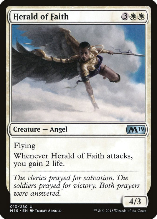 Herald of Faith [Core Set 2019] [Foil]