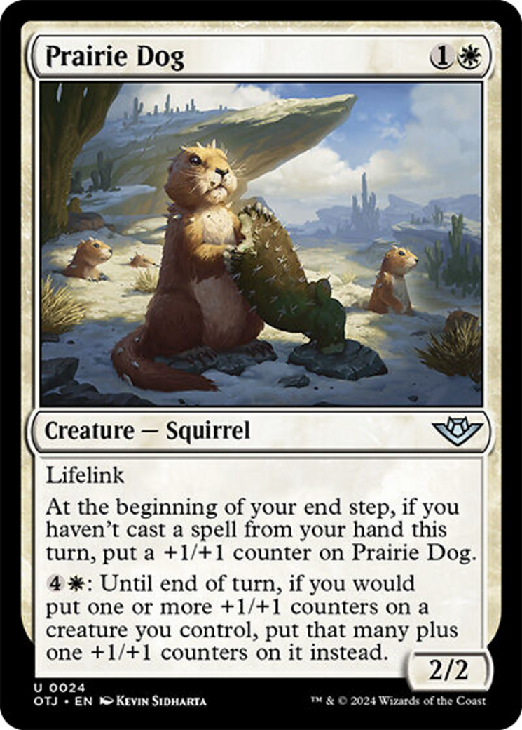 Prairie Dog [Outlaws of Thunder Junction] [Foil]