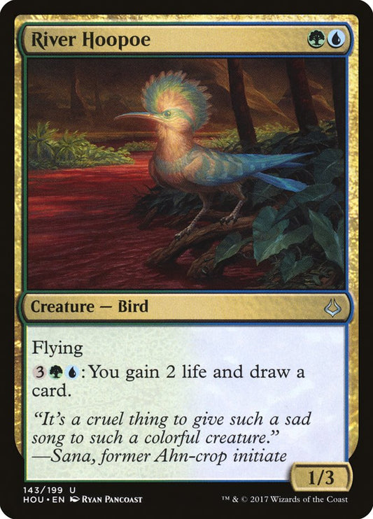 River Hoopoe [Hour of Devastation] [Foil]