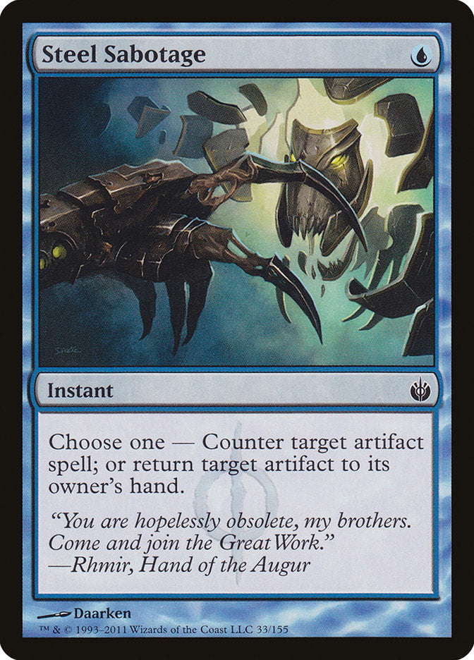 Steel Sabotage [Mirrodin Besieged] [Foil]