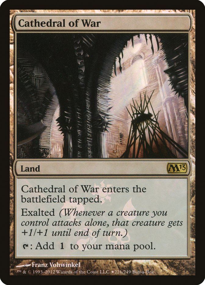 Cathedral of War (Buy-A-Box) [Core Set 2013 Promos]