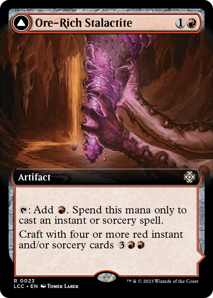 Ore-Rich Stalactite (Extended Art) [The Lost Caverns of Ixalan Commander] [Foil]