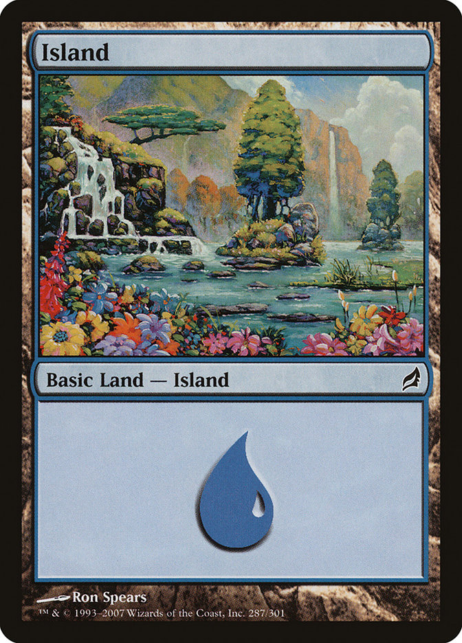 Island (287) [Lorwyn] [Foil]