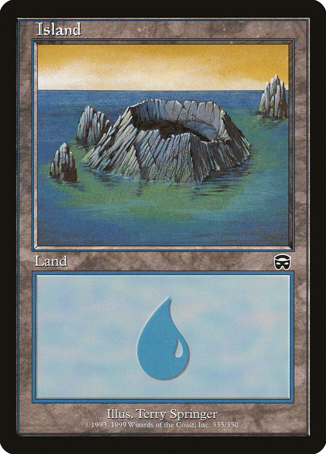 Island (335) [Mercadian Masques] [Foil]