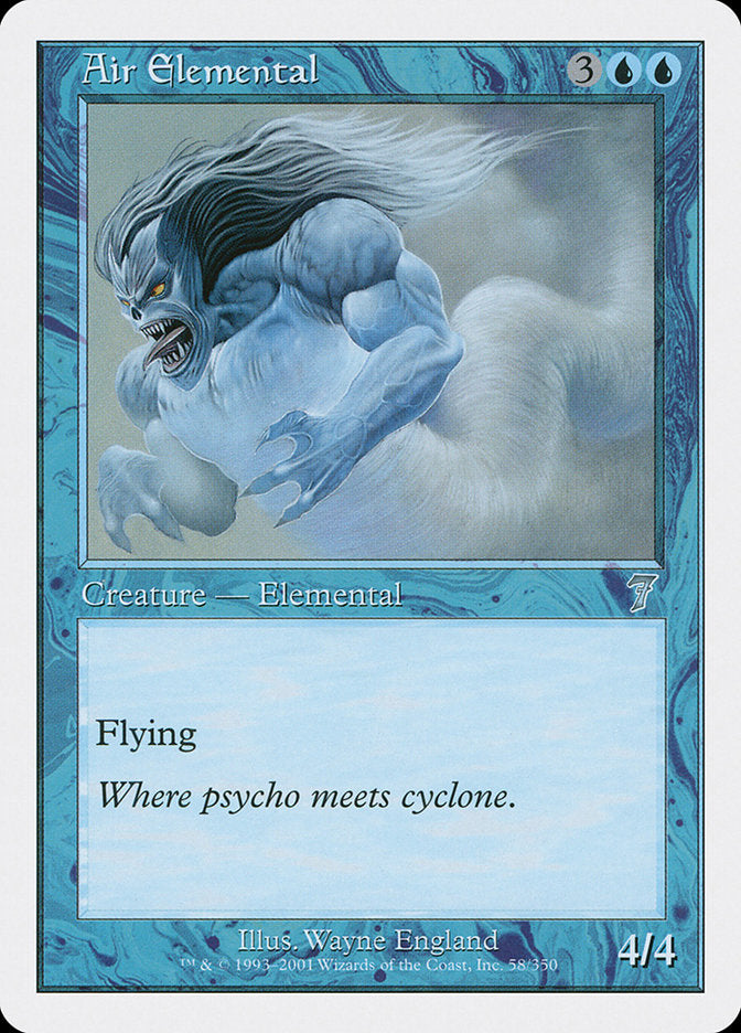 Air Elemental [Seventh Edition] [Foil]