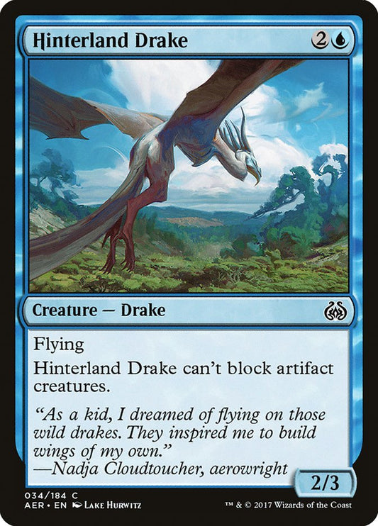 Hinterland Drake [Aether Revolt] [Foil]