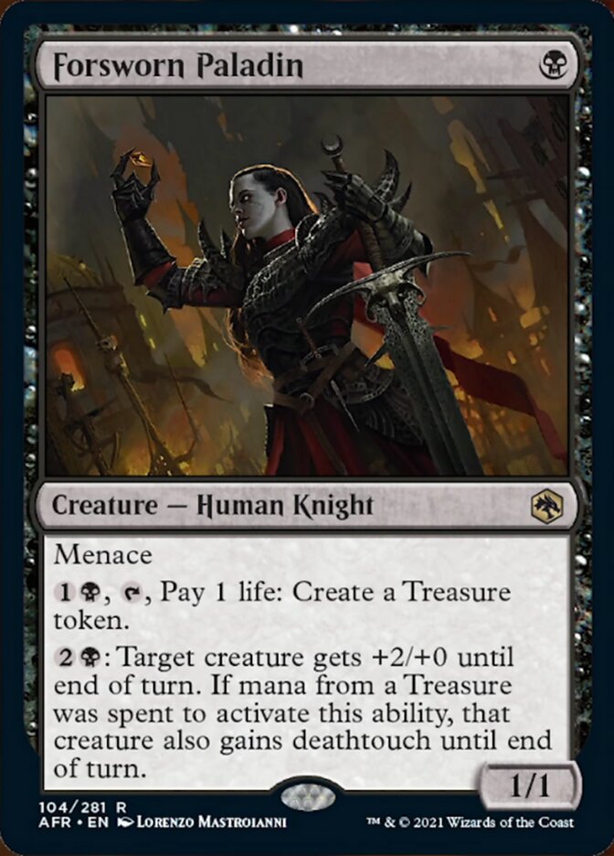 Forsworn Paladin [Dungeons & Dragons: Adventures in the Forgotten Realms] [Foil]