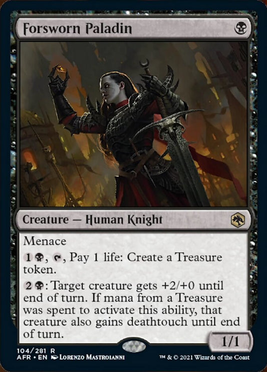 Forsworn Paladin [Dungeons & Dragons: Adventures in the Forgotten Realms] [Foil]