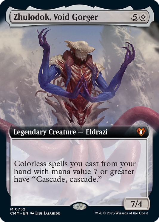 Zhulodok, Void Gorger (Extended Art) [Commander Masters] [Foil]