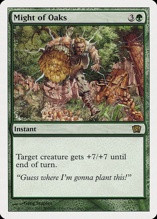 Might of Oaks [Eighth Edition] [Foil]