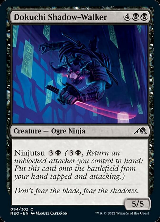 Dokuchi Shadow-Walker [Kamigawa: Neon Dynasty] [Foil]