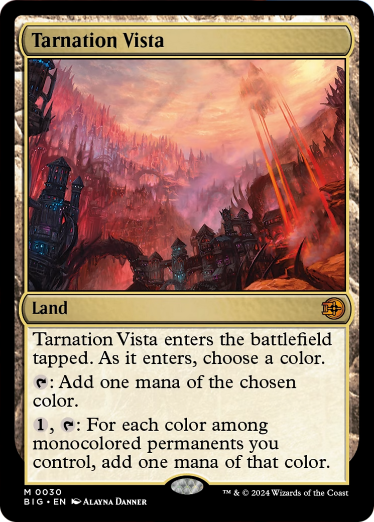 Tarnation Vista [Outlaws of Thunder Junction: The Big Score] [Foil]